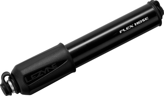 Lezyne Sport Drive HV S - Handpomp - Fietspomp - Flex Hose - Tot 6.2 bar - Presta en Schrader ventielen - Aluminium - Zwart