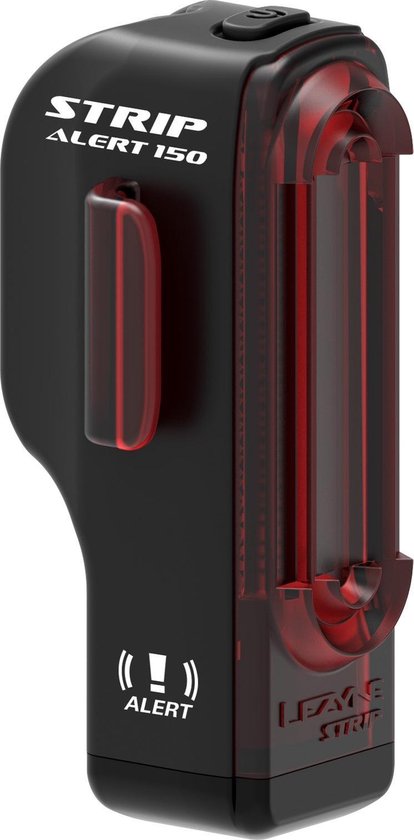 Lezyne Strip Alert Drive Rear - Oplaadbare LED fietslamp achter - 5 Standen - 150 Lumen - Accu tot 27 uur - Alert dive - Zwart