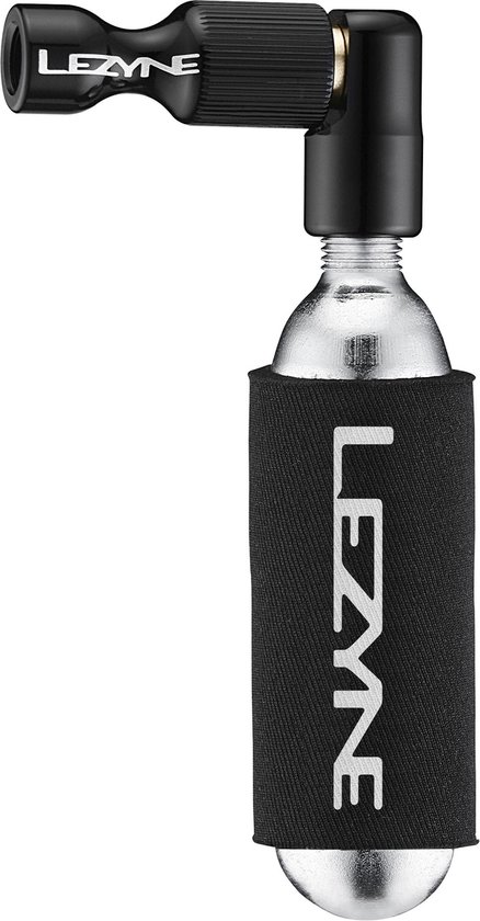 Lezyne Trigger Drive Co2 16g - Co2 inflator - CNC gefreesd aluminium - Aluminium - Zwart van Lezyne