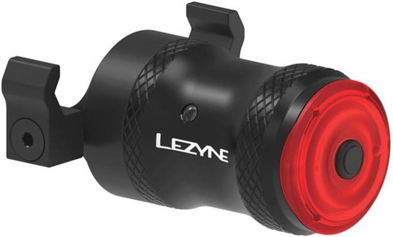 LEZYNE Zadel Ai Alert 250 achteraan gemonteerde fietslicht, 250 lumen, weg-, grind-, woon-werk-/stadsfiets, 5 modi, inclusief Ai-waarschuwingsfunctie