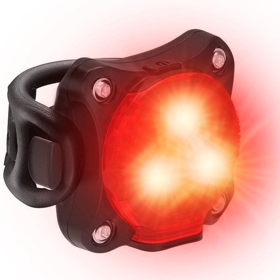 Lezyne Zecto Drive 200+ Achterlicht - Fietsverlichting - USB-C Oplaadbare Fietslamp Achter - LED Fietslicht - Veiligheidslampje Achterlicht - 35 uur brandtijd - Rood