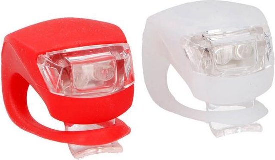 Lifetime Fietslampje LED - fietslichtjes set - 2 stuks - waterbestendig