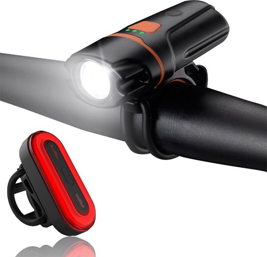 Lightyourbike ® BEAM 300 & CLIP PRO - Fietsverlichting set - Fietslicht - LED & Oplaadbaar - 300 Lumen