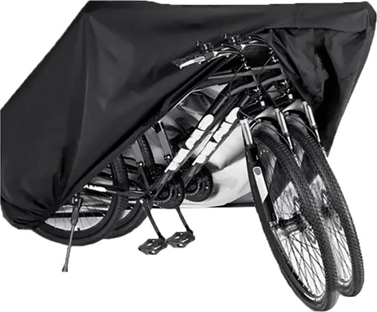 Lightyourbike ® COVER - Fietshoes voor 1 of 2 fietsen - Universeel - Zwart - Incl. opbergzak van Lightyourbike