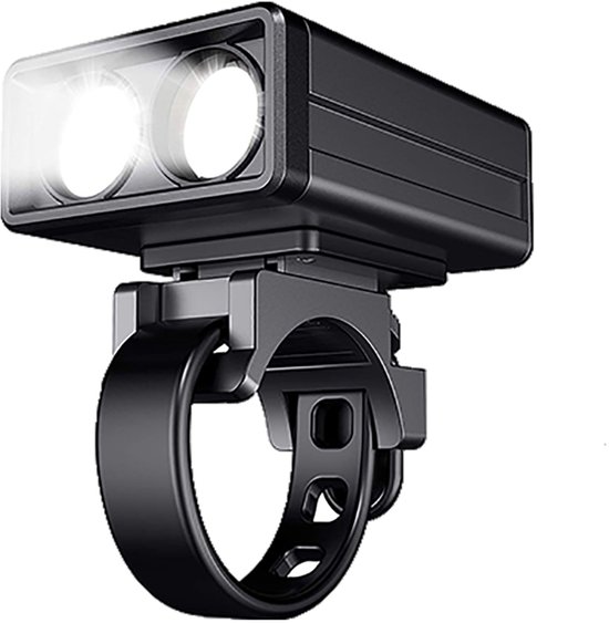 Lightyourbike ® DUO NOVA - Fietshelm verlichting LED - Helmlamp USB Oplaadbaar - Verlichting fietshelm bevestiging - Voorlicht & Achterlicht