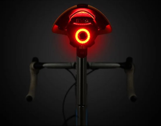 Lightyourbike HALO achterlicht fiets - 60 lumen LED - USB oplaadbaar - waterdicht
