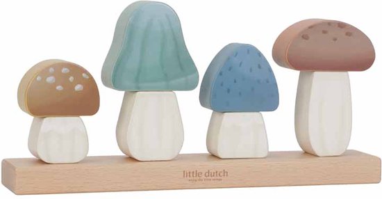 Little Dutch Stapelaar Paddenstoelen - Forest Friends FSC van Little Dutch