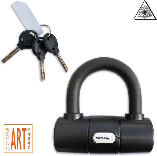 Lockk Beugelslot voor de Lockk kabels 2.5 en 5 mtr. ART gecertificeerd van Lockk