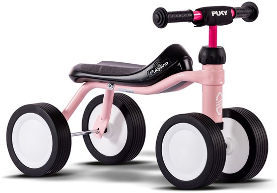 Loopfiets - Puky Pukylino Retro Pink - roze - stuurslotbegrenzer - vanaf 1 jaar van Puky