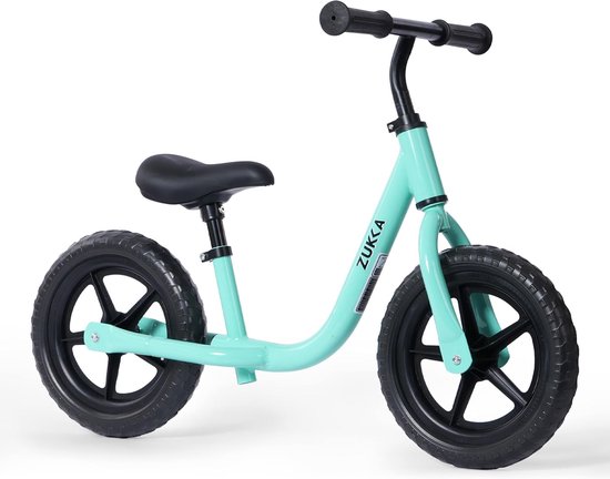 Loopfiets voor meisjes met 12 inch wielen - verstelbaar stuur en zadel, ideaal voor kinderen van 2 tot 5 jaar van Merkloos