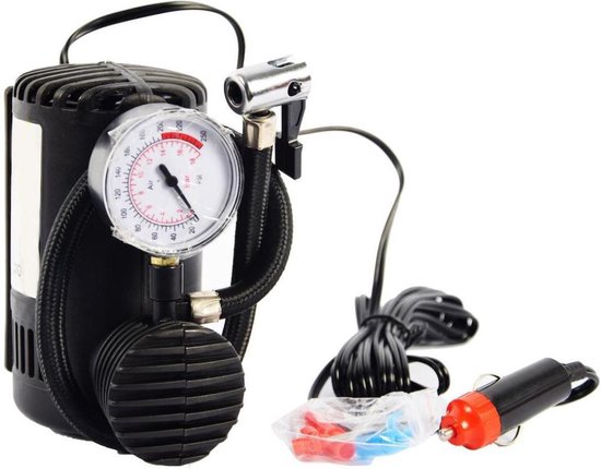 Luchtcompressor - 250 PSI - 12V: Krachtige Draagbare Compressie voor Onderweg