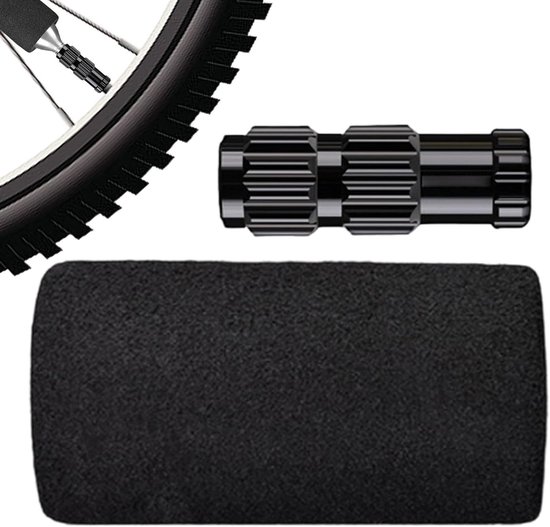 Luchtpomp Adapter - Band Opblazen Nozzle - Fietsbanden Oppompen - Met Spons Cover - 1.2 x 1.2 x 3.1 cm