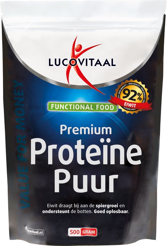 Lucovitaal Premium Soja Proteïne Puur - 500 gr van Merkloos