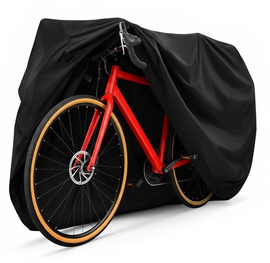 Luft Fietshoes voor 1 fietsen - 100% waterdicht - Fiets - Beschermhoes - Fietshoezen - Regenhoes - Cover - Zwart - Extra sterk van Merkloos