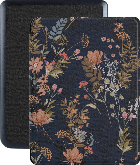 Lunso - Geschikt voor Kobo Nia hoes (6 inch) - Vegan Saffiano Leren sleep cover - Urban Park van Lunso