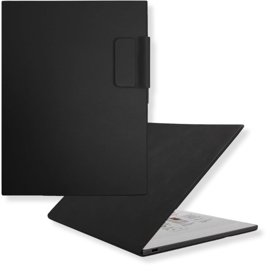 Lunso ReMarkable Paper Pro Slim magnetisch sleepcover PU leer hoes - Zwart van Lunso