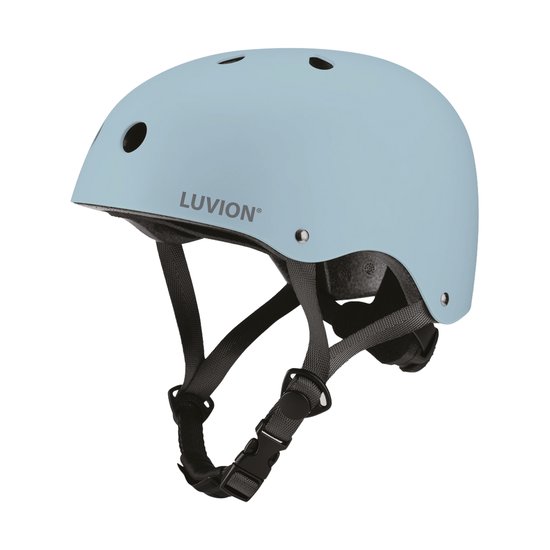 LUVION® Fietshelm Sky Blue - Fietshelm Kind - Blauw - Maat M - 53-55cm van Merkloos