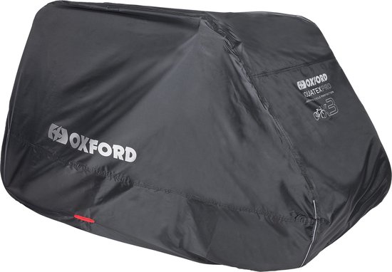 Luxe Fietshoes 3 fietsen waterdicht - Universeel - Bike Cover - Beschermhoes Elektrische fiets - Lichtgewicht - Anti-Diefstal - Gratis Opbergtasje - Oxford Aquatex-Pro fietshoes - Beschermhoes - 210 x 105 x 110cm van Merkloos