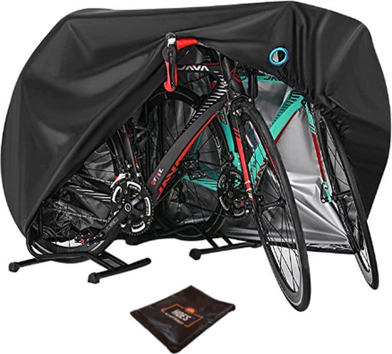 Luxe fietshoes | Waterdichte beschermhoes | Geschikt voor 2 fietsen van Velenda