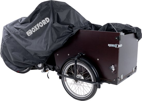 Luxe Oxford Bakfietshoes – Cargobike hoes voor 2 of 3 wielen - Waterdicht – Supersterke Bakfiets hoes voor buiten - Geschikt voor o.a. Urban Arrow, Lovens, Babboe, Vogue, Dolly van Luxe