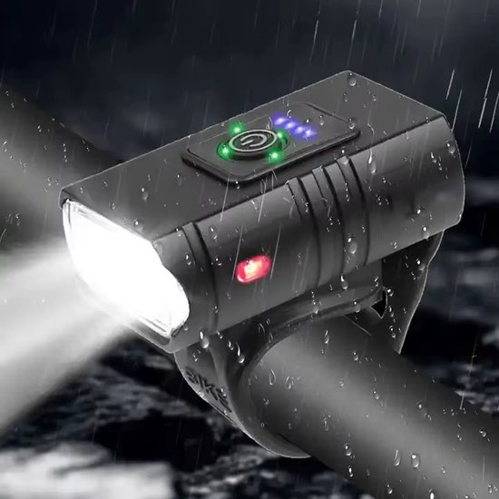 Luxyana® Premium Fietslamp XL - Extra Sterk Voorlicht - USB Oplaadbaar Fietslicht