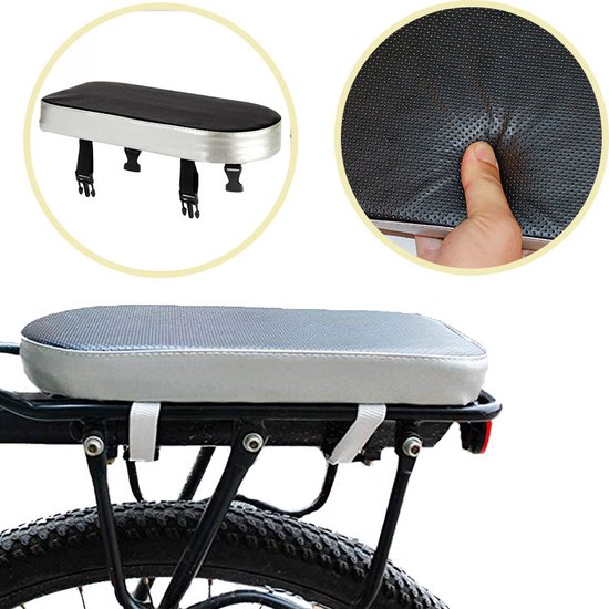 Lynnz® Bagagedrager kussen - fietskussen achter - bagagedragerkussen - kussentje - fiets kussen - fiets accessoires van Lynnz