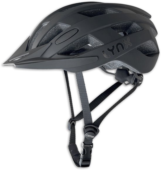 Lynx Fietshelm All-Road Zwart maat S/M