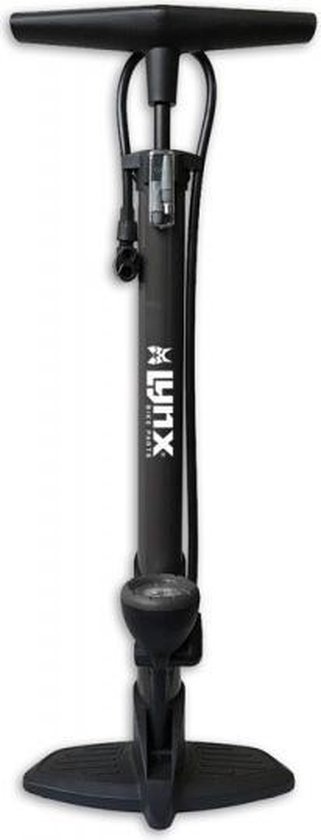 LYNX - Fietspomp met drukmeter -12 bar/174 psi - Grijs van Lynx.