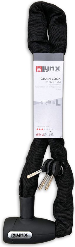 Lynx Kettingslot 850 X 8 Mm Zwart van Lynx.