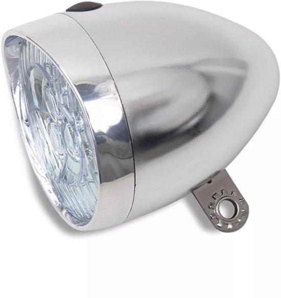 Lynx Koplamp Retro Batterij Led 11 Lux Chroom