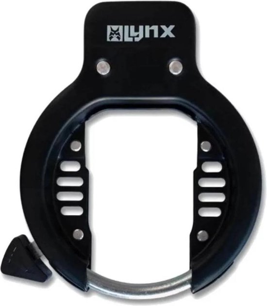 Lynx Ringslot Frame Lock Zwart van Lynx.
