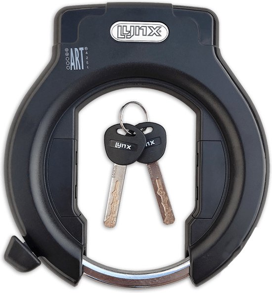 Lynx Ringslot Lazo Art-2 Staal 7,4 Cm Zwart van Lynx.