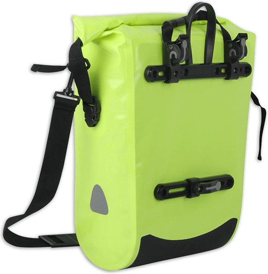 Lynx Waterdichte Fietstas Tarpaulin 19.2 Liter - Geel van Lynx.