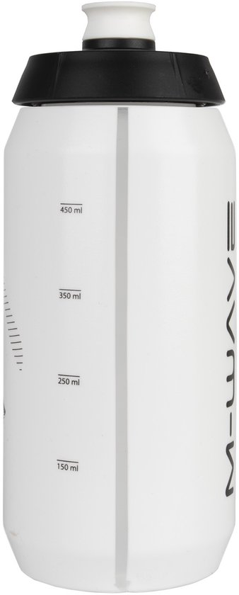 M-Wave Bidon - 550ml - wit met indicator