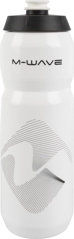M-wave Bidon Pbo 750 Ml Wit/zwart