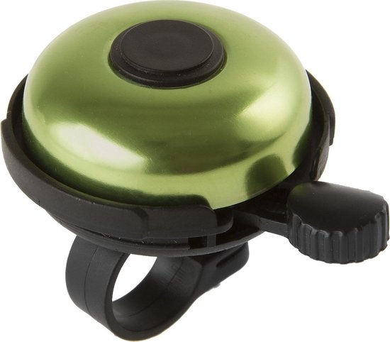 M-wave Fietsbel 53 Mm Aluminium Zwart/groen van M-Wave