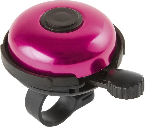M-wave Fietsbel Aluminium 53 Mm Zwart Met Roze van M-Wave