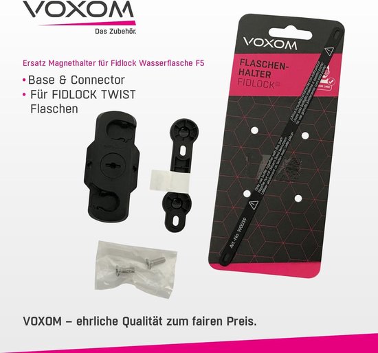 Magneethouder voor volwassenen - Fidlock flessenhouder zwart van Fidlock