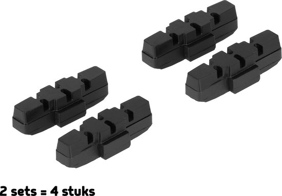 Magura Compatibele Remblokken - 2 Sets (4 Stuks) - Hydraulische Velgremmen 50mm - Voor Magura HS33 & HS11 - Stadsfiets & Mountainbike - Zwart van Magura