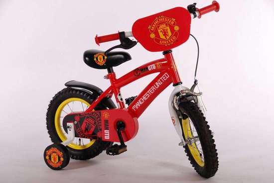Manchester United  - Kinderfiets - 12 Inch - Rood