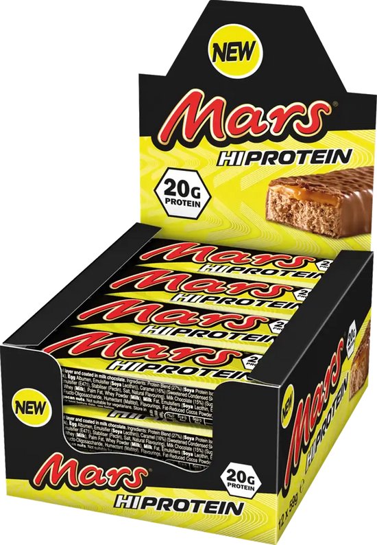 Mars Hi Protein Bar 12repen Original van Mars