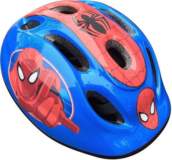 Marvel Spider-man Fietshelm Verstelbaar Blauw/rood Maat 52-56 Cm (s) van Marvel