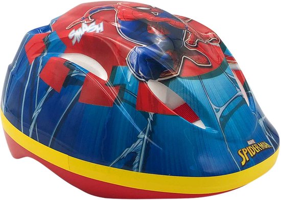 Marvel Spiderman Fietshelm - Blauw Rood - 51 - 55 cm van Marvel