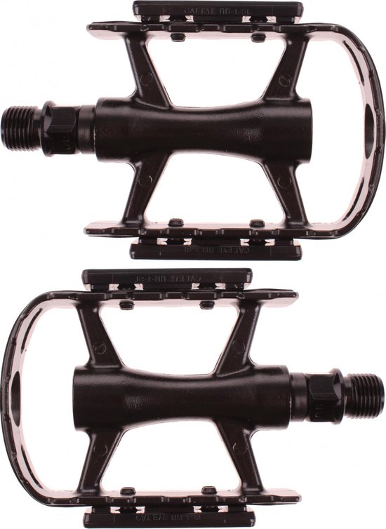 Marwi SP-2600 pedalen CNC aluminium behuizing met Cro-Mo as en afgedichte lagers - Zwart