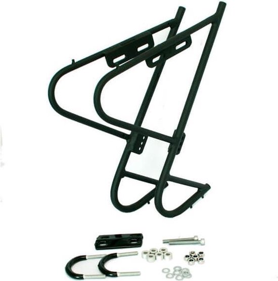 Massload Lowrider Drager - CL-879F - Zwart - Montage op voorvork van Massload