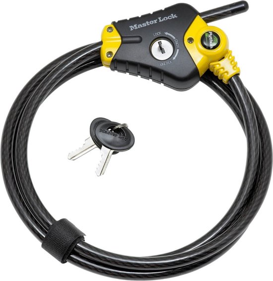 Masterlock Kabelslot - Vergrendelingskabel - Python - 4.5 m - 8420EURD van Master