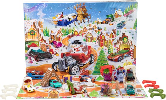 Mattel Hot Wheels Advent Calendar 2025 Vehicles van Hot Wheels