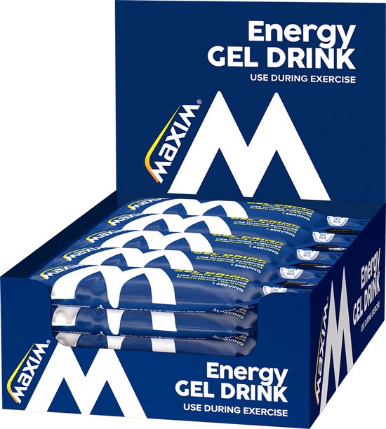 Maxim Energy Gel Drink Citrus - 25 x 60ml - Isotone - Sportgel met frisse citrussmaak - Geen water nodig