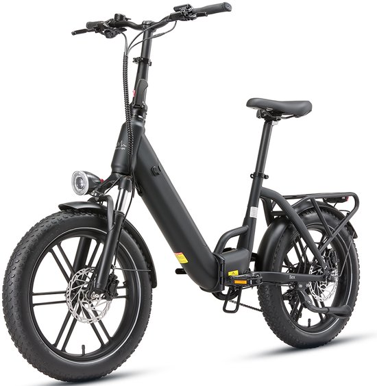 Maxtron Ilex Elektrische Fiets 20 inch - 250W - 48V 14,4Ah 691Wh - Tot 146 km - Shimano 7 Versnellingen - Hydraulische Schijfremmen - Koppelsensor