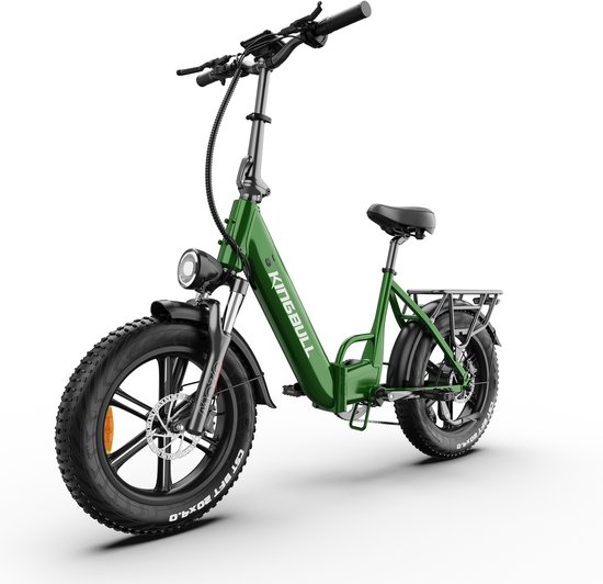 Maxtron Literider Elektrische Fiets–Opvouwbaar–648Wh Accu–Voor- en Achter Hydraulische Schijfremmen–20×4.0 Inch Fatbike Banden – Actieradius tot 90 km – MOZO Aluminium Verende Voorvork met Lock-out – Elektrische Stadsfiets–Max. Belasting 180 kg–Groen van Merkloos
